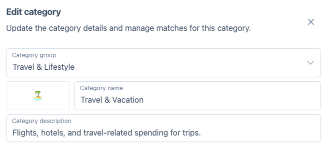 Category management system